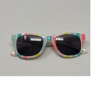 Carters Sunglasses Girls Multicolor Striped Retro Wayfarer Beach Summer